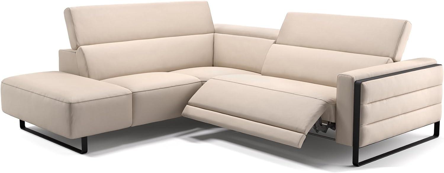 Sofanella Polsterecke DELTONA Sofalandschaft Eckcouch Designersofa in Creme Bild 1