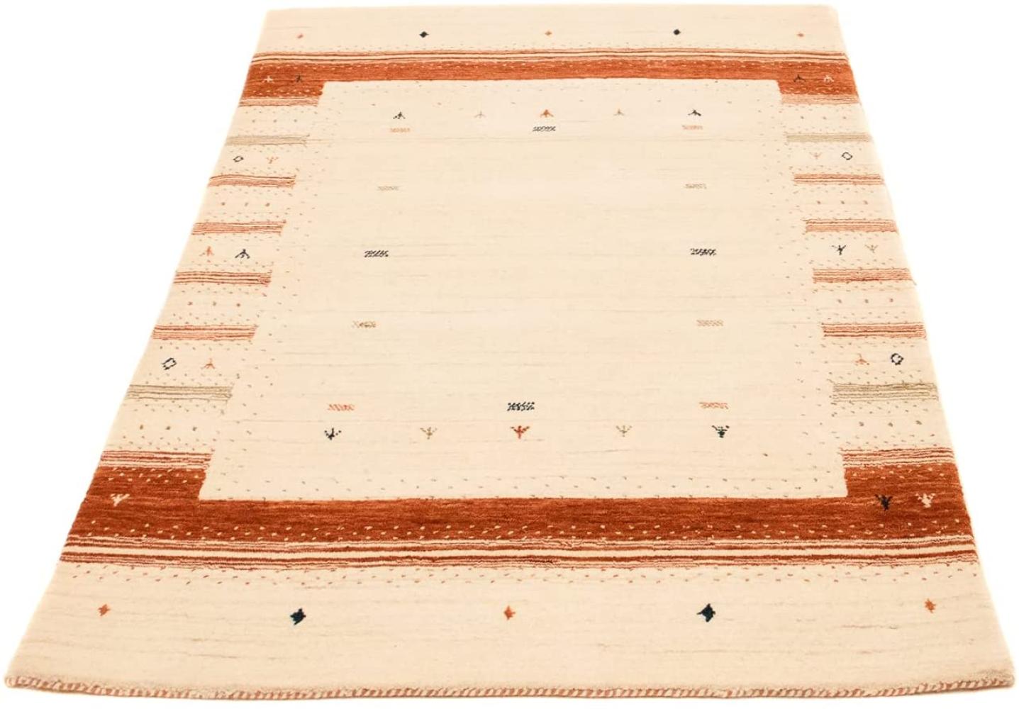 Morgenland Gabbeh Teppich - Loribaft Indus - 160 x 94 cm - beige Bild 1