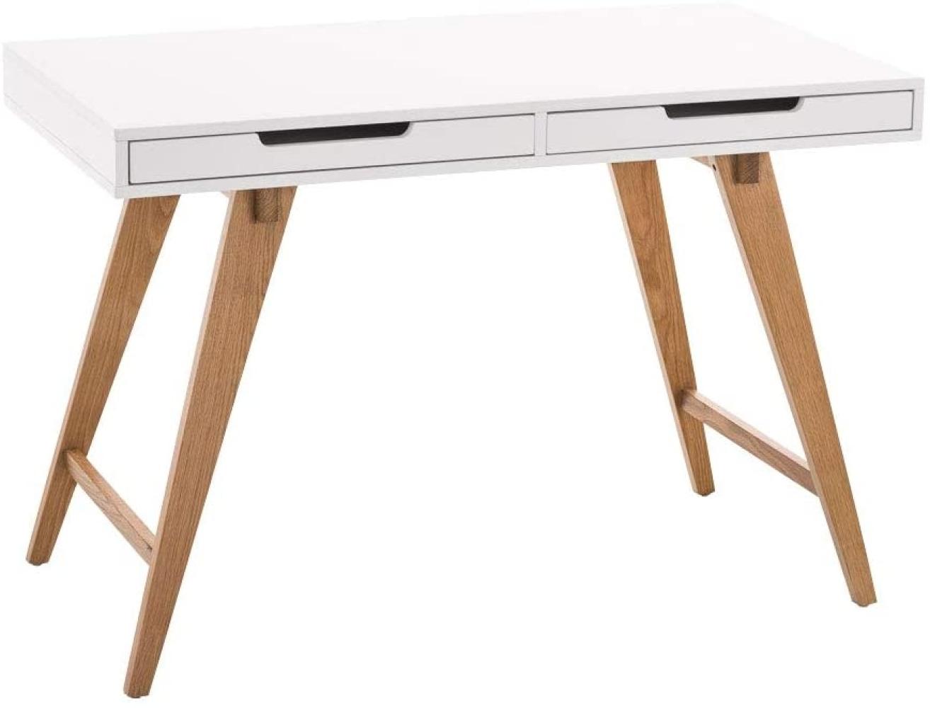 Schreibtisch Porto 110 cm V2 weiß Bild 1