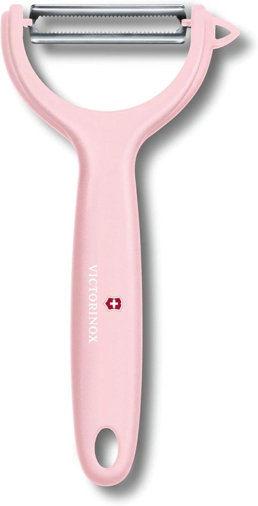 Victorinox | Universalschäler | extra scharf | Zackenschliffklinge | zweischneidig | ergonomischer Griff | Limited Edition Rosa Bild 1