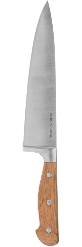 Chef Messer Secret de Gourmet Holz Edelstahl Verchromt (21 cm) Bild 1