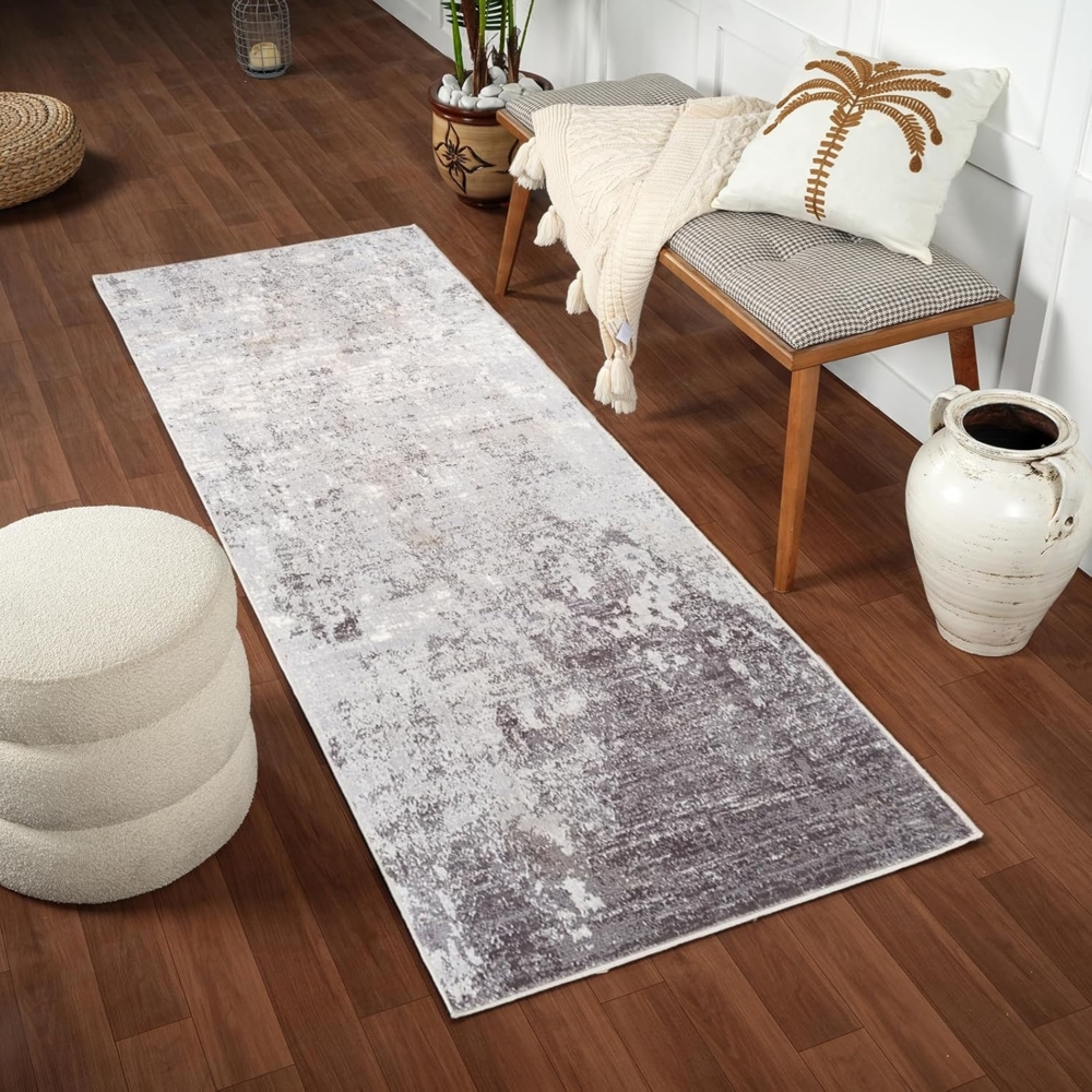 Livabliss Teppich BANGKOK, rechteckig, Höhe: 9 mm, Designerteppich in Marmor Optik, Kurzflor Wohnzimmerteppich/Läufer Bild 1