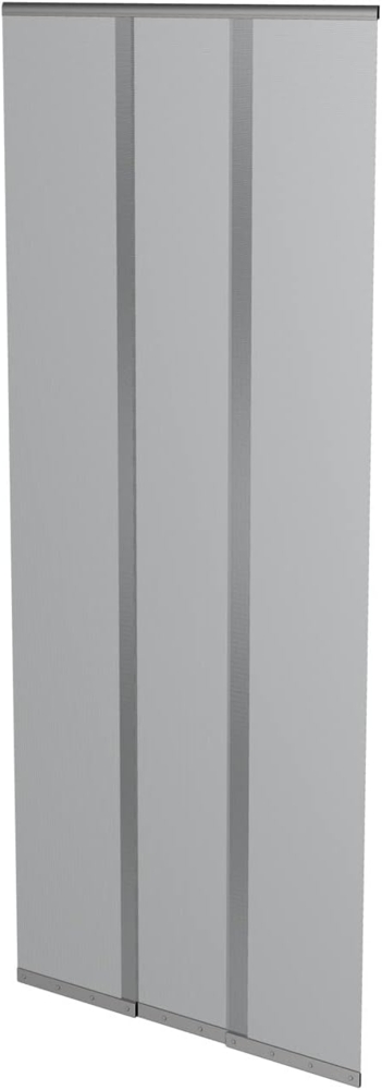 Windhager Insektenschutz PLUS Türvorhang Easy Lamellenvorhang Fliegengitter individuell kürzbar, 95x220 cm, anthrazit Bild 1