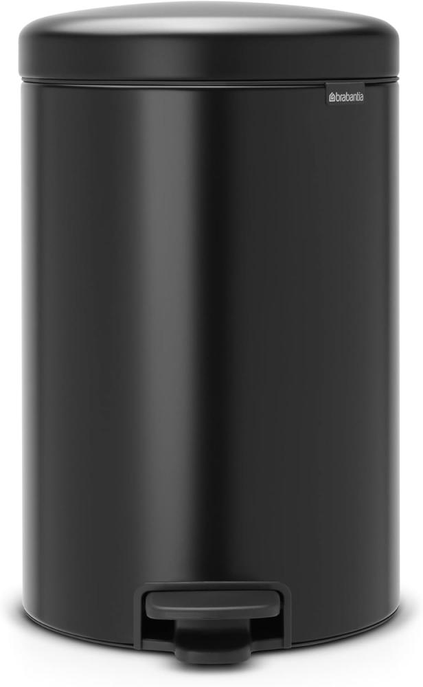 Brabantia 'NewIcon' Treteimer, Matt Black, 20 Liter Bild 1