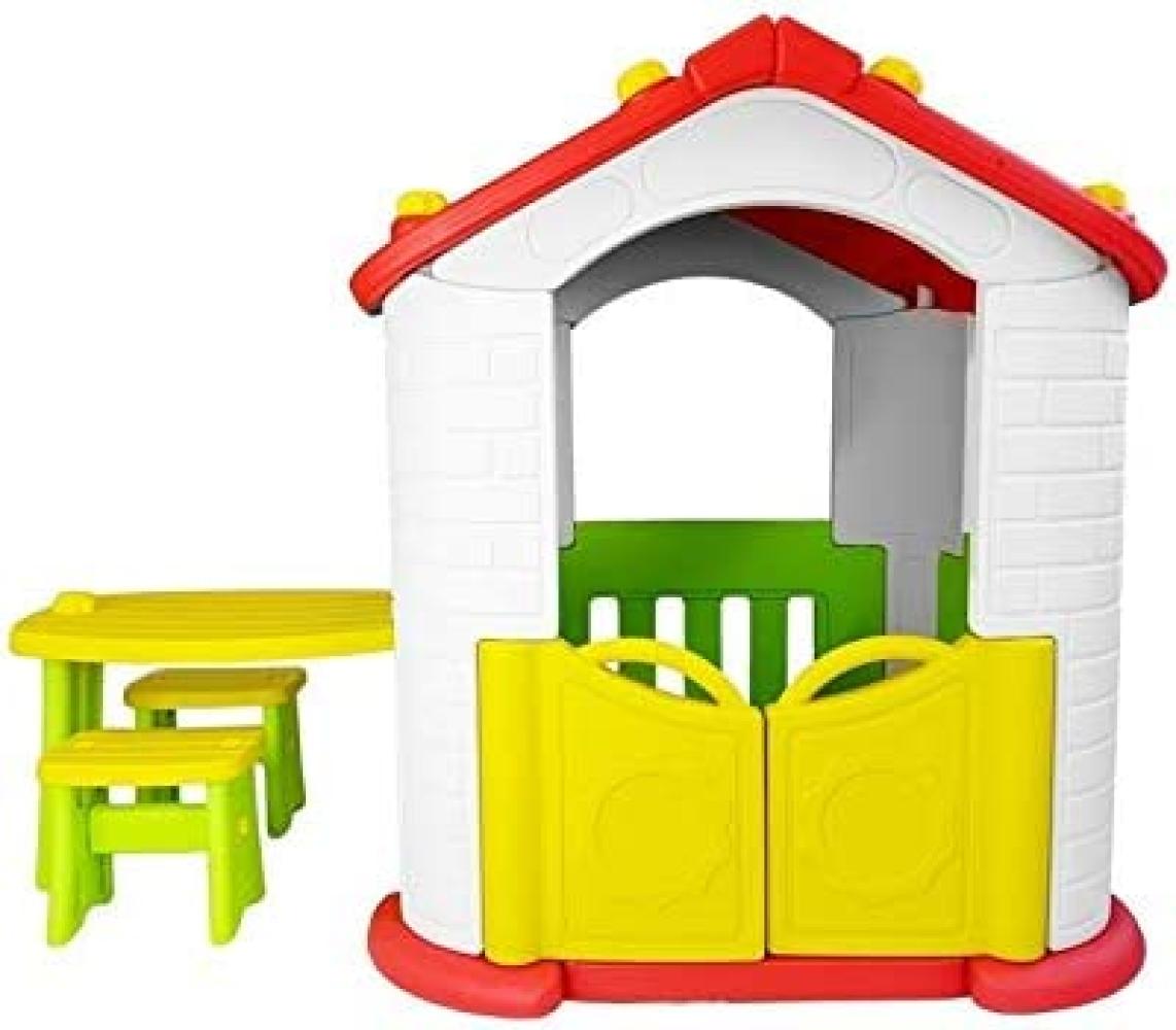 LEANToys Garten Set Haus mit Tisch Bild 1
