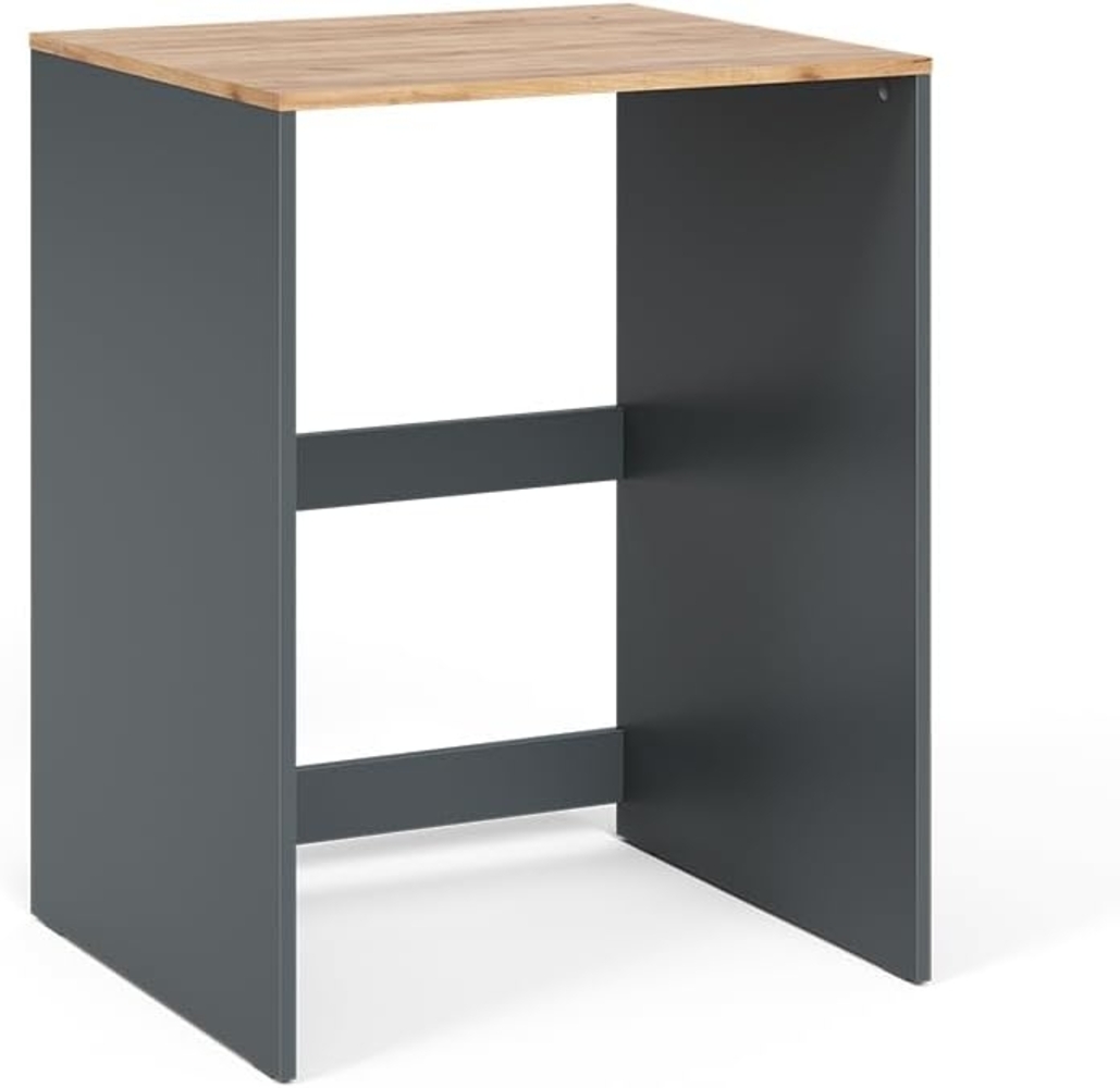 Waschmaschinenschrank Viktor Anthrazit/Goldkraft Eiche 68 x 88.2 cm Vicco Bild 1