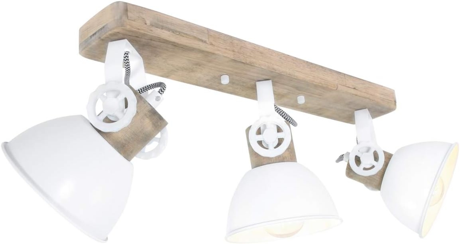 Deckenleuchte, Holz, Spot verstellbar, L 59 cm, GEARWOOD Bild 1