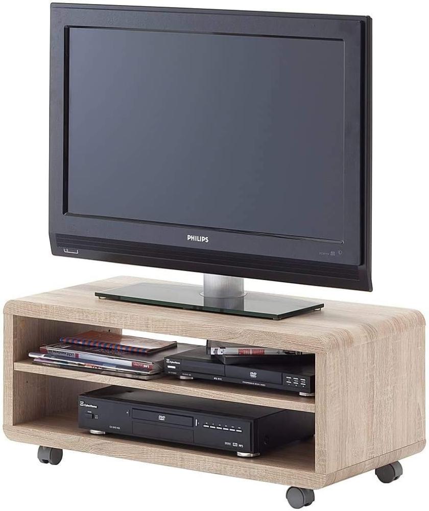 Robas Lund JEFF 7 TV-Board/Media-Board, MDF, ca. 79 x 35 x 39 cm, Eiche sägerau NB Bild 1