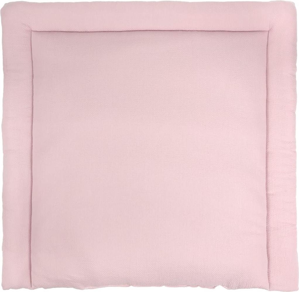 KraftKids Wickelauflage in Doppelkrepp Rosa, Wickelunterlage 85x75 cm (BxT), Wickelkissen Bild 1