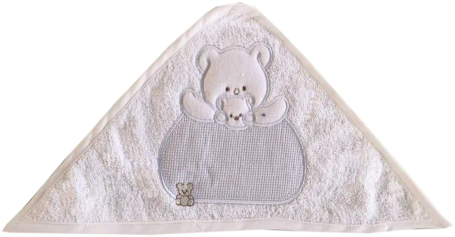 Duffi Baby 5550-01 Badetuch, bestickt, 100% Baumwolle, 100 x 100 cm Bild 1