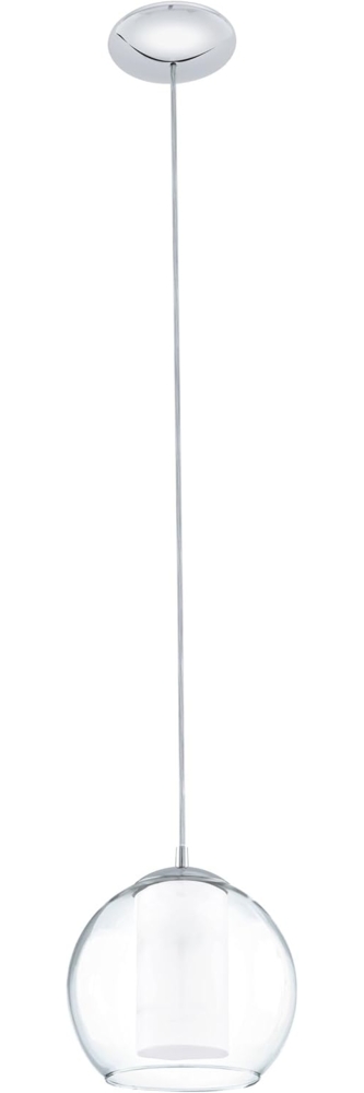 Eglo 92761 Hängeleuchte BOLSANO chrom, E27 max. 1X40W H:110cm Ø20cm Bild 1