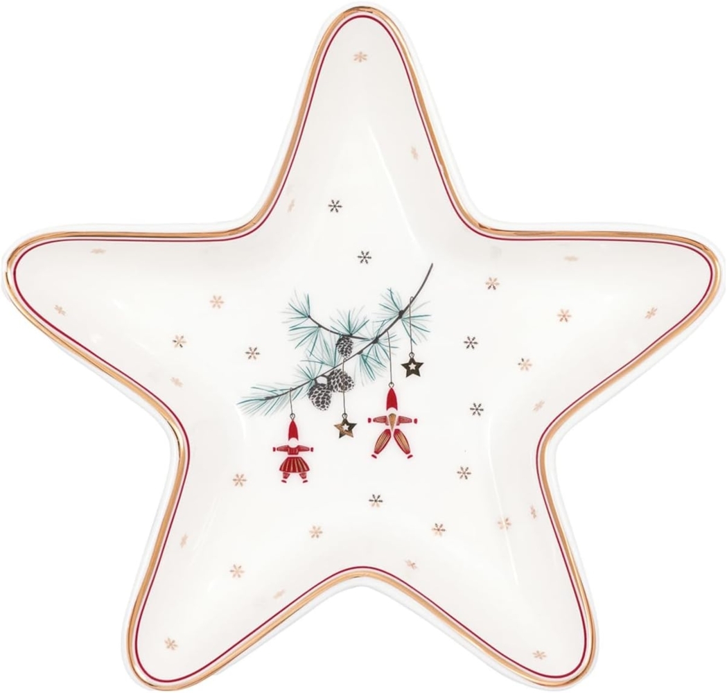 Greengate Sternteller 15,5 cm Juana white Bild 1