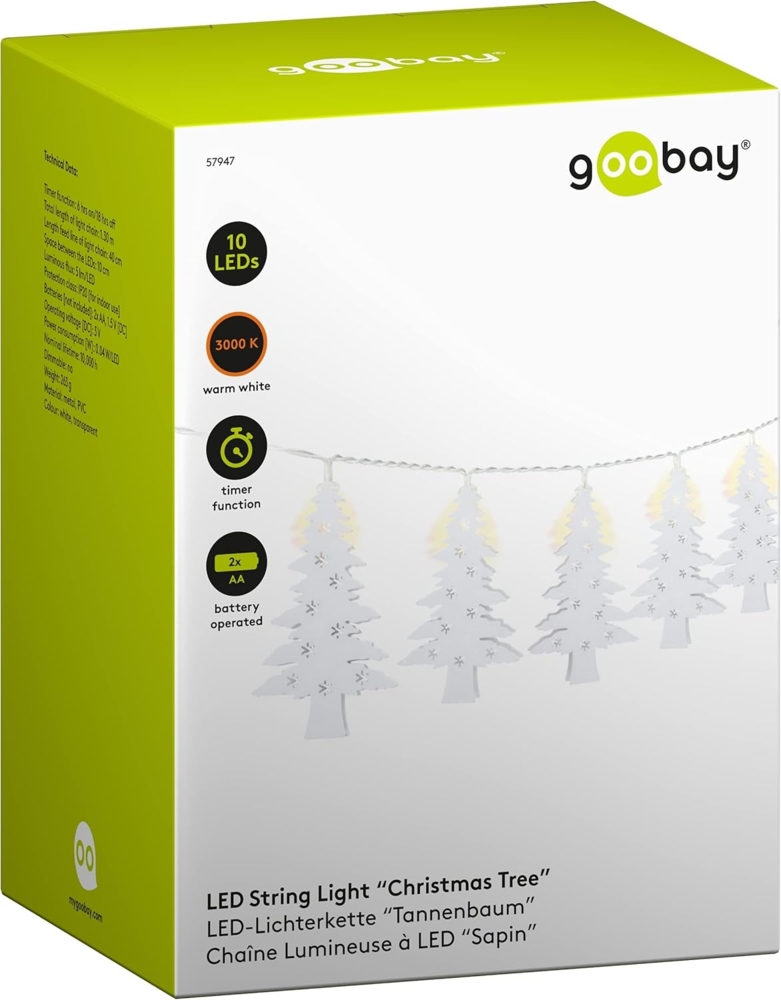 Goobay String Light ''Christmas Tree'' with 10 LEDs Bild 1