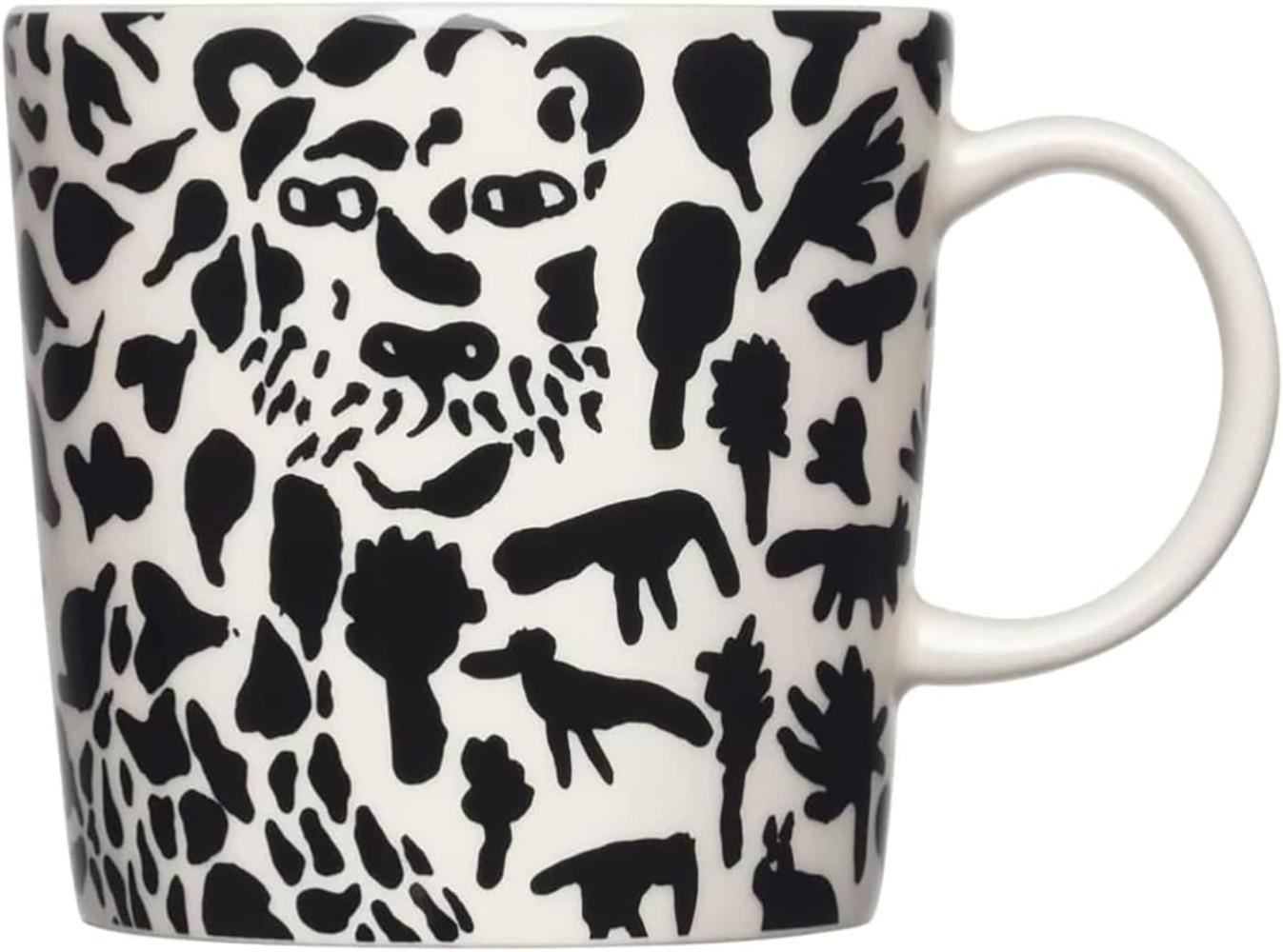 Iittala Oiva Toikka Collection Becher 0.3l Cheetah Schwarz 1060215 Bild 1