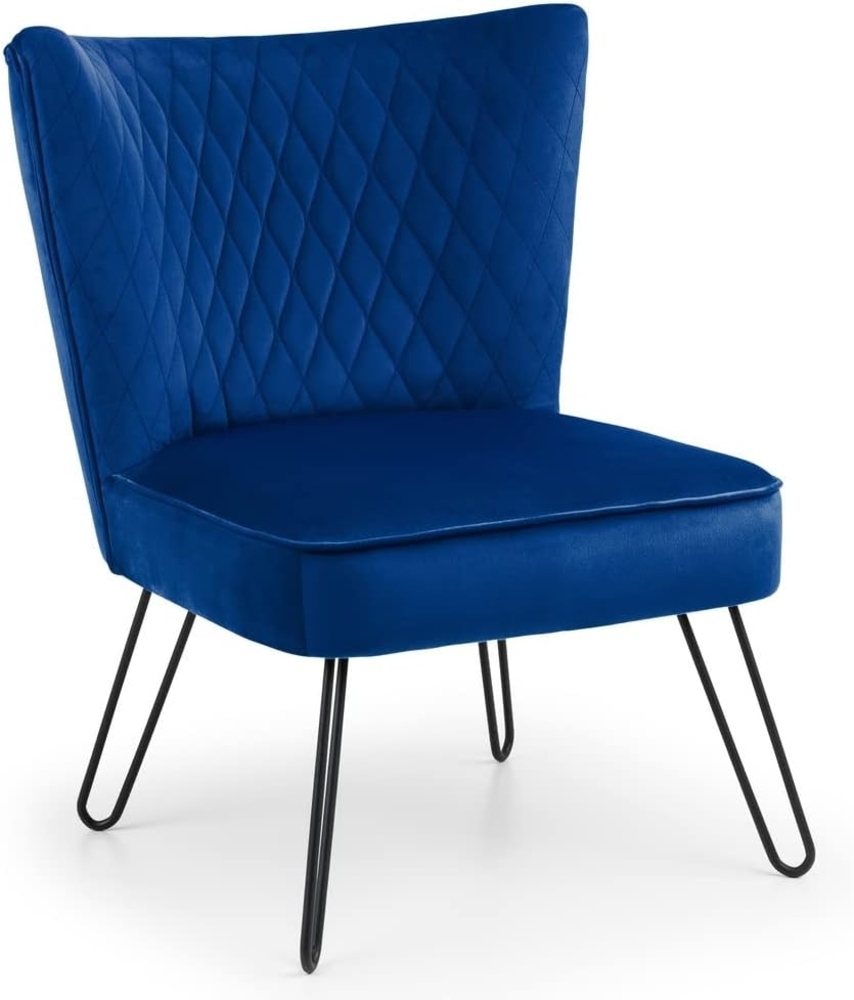 Julian Bowen Lisbon Stuhl, blau Bild 1