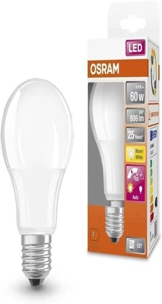 Osram LED-Lampe STAR+ Daylight Sensor Standard 9W/827 (60W) Frosted E27 Bild 1