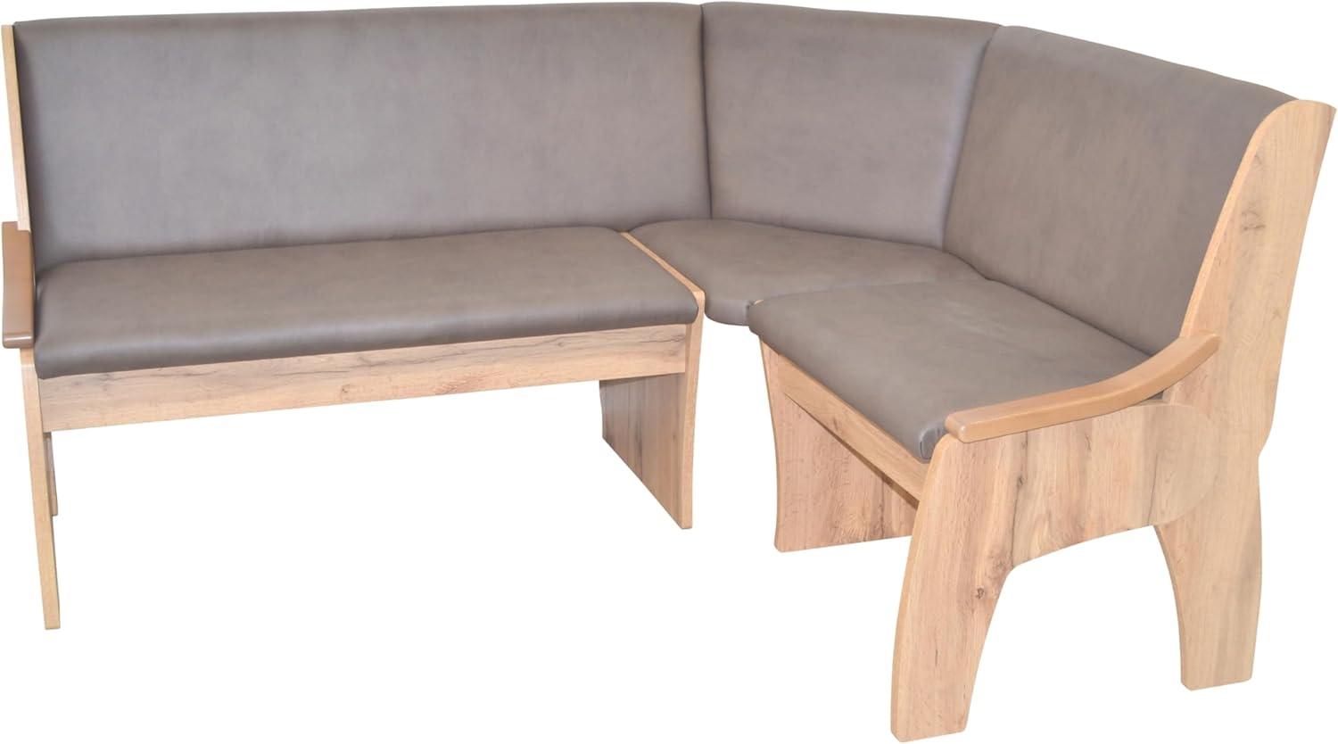 Eckbank mit Truhenfunktion "Köln" eiche/braun Bild 1