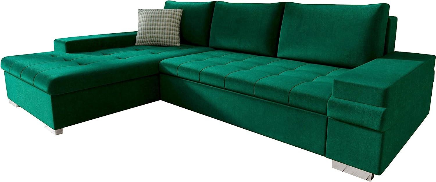 Ecksofa Bangkok Mini, Farbe: Magic Velvet 2225 + Magic Velvet 2225 + Senegal 823 Bild 1