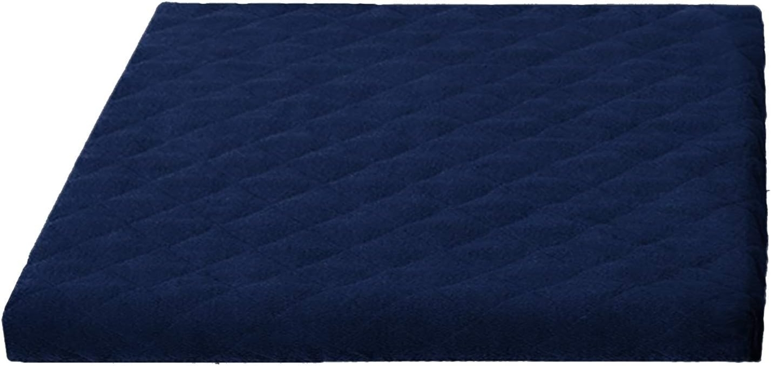 Brandsseller Waschmaschinenbezug & Trocknerbezug 60x60 cm - gepolsterter Schonbezug für Waschmaschine und Trockner – Schutzhülle mit Gummizug - Blau Bild 1