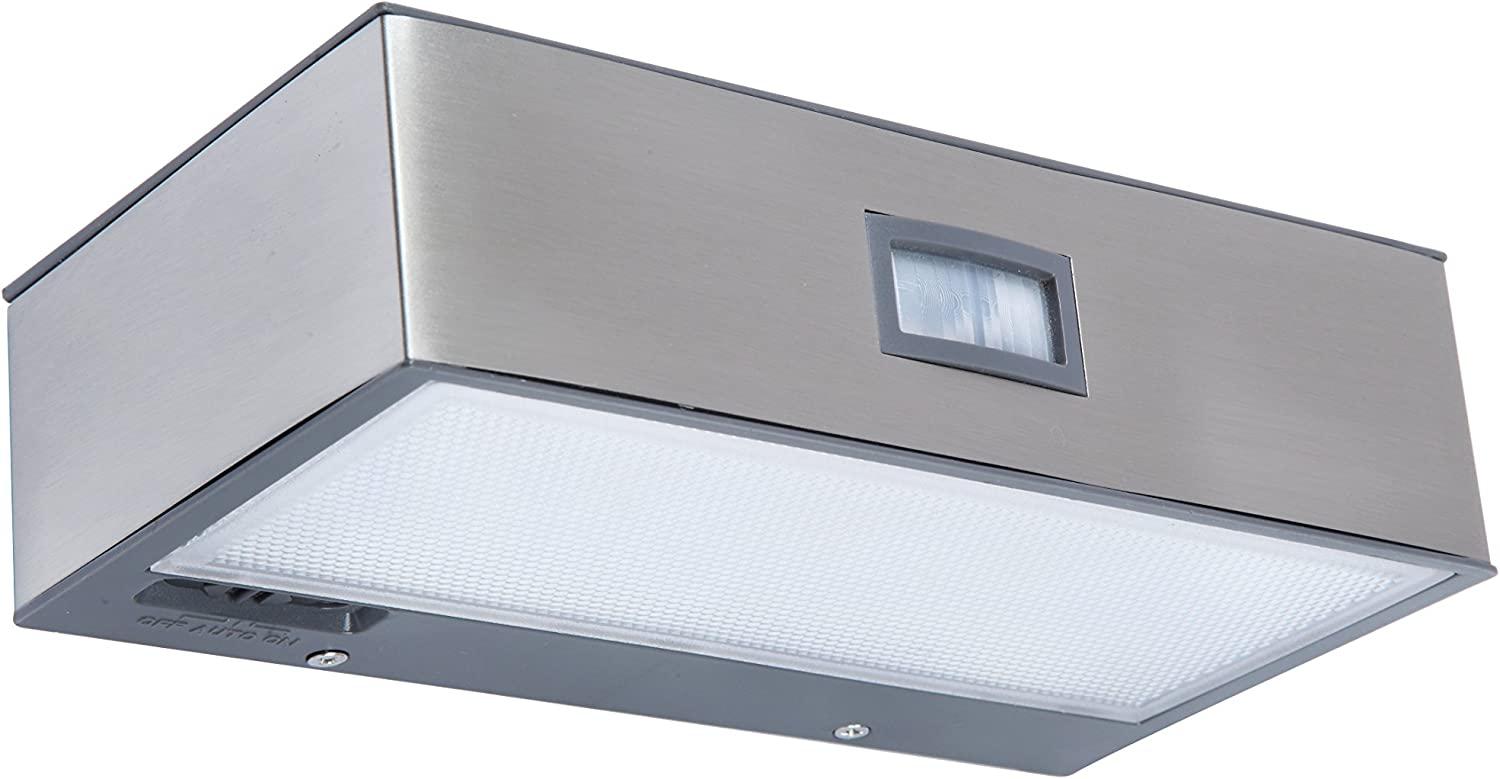 Lutec LED Solarleuchte Brick Edelstahl IP44 Bild 1