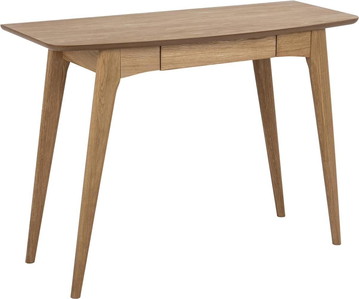 AC Design Furniture Konrad Schreibtisch, B: 105 x H: 74 x T: 45 cm, Geölte Eichenoptik, Eiche Furnier/Holz, 1 Stk Bild 1