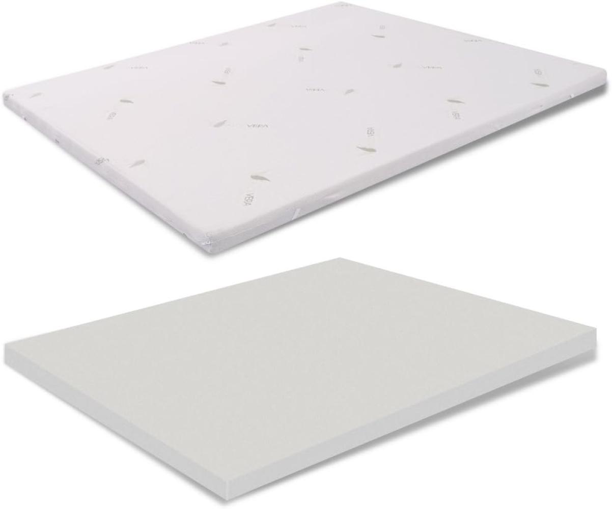 Topper aus Memory Foam 170x190 - Höhe 3 cm, Abziehba, Aloe Vera, Medizinprodukt Bild 1