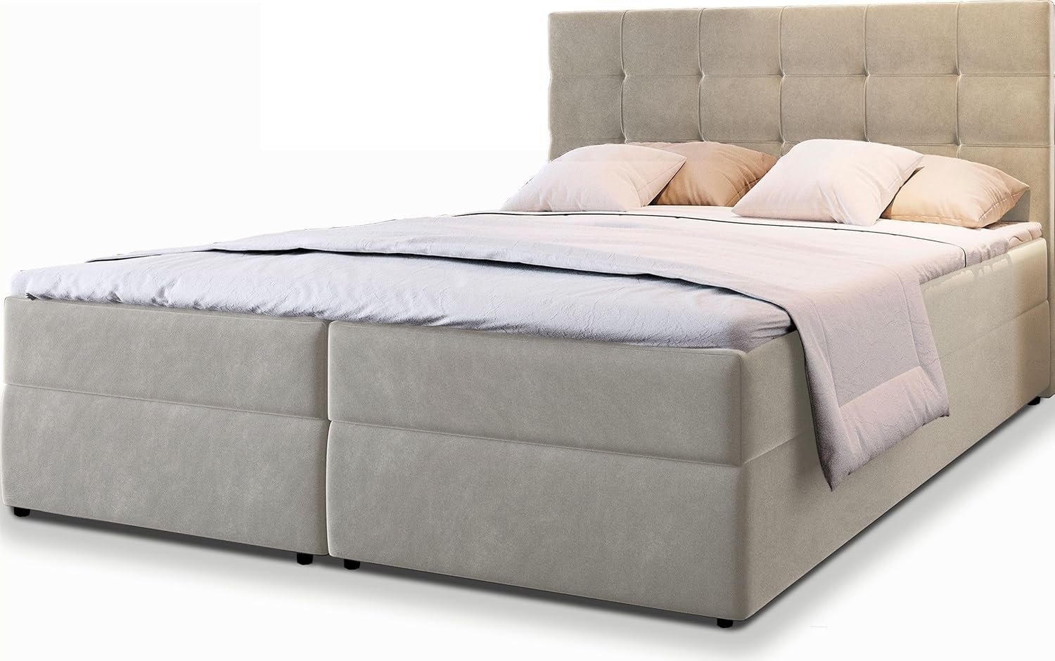 Masseno Boxbett GLOS 140x200 cm mit Bonell Matratze und Topper Bild 1