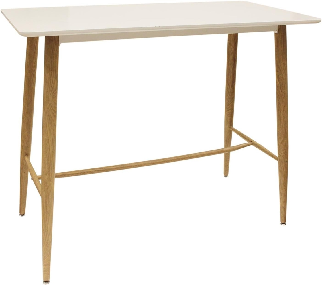 CMP HD6455 MESA ALTA 115 x 60 x 102 cm, Holz, Eisen, Weiß, Einheitsgröße Bild 1