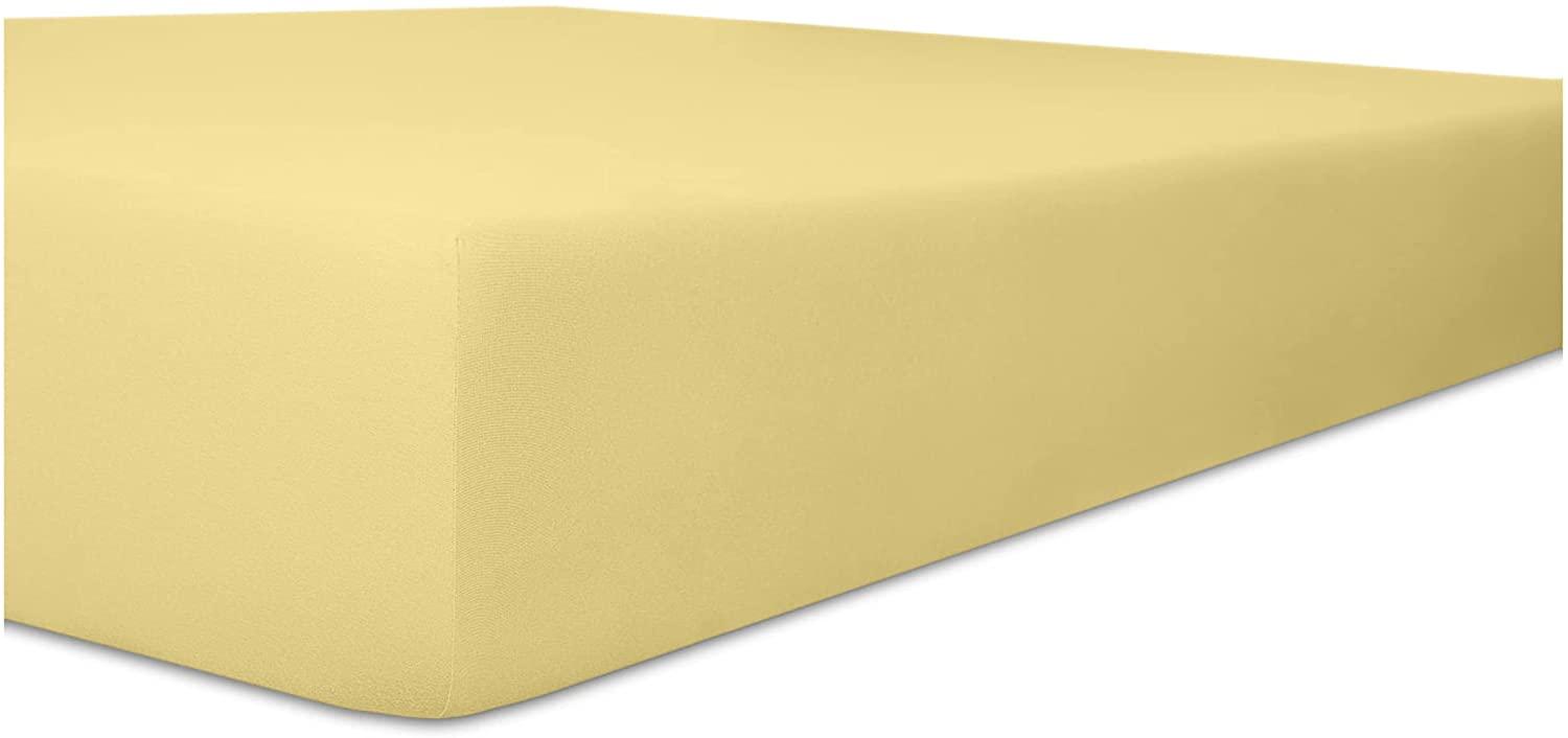 Kneer Qualität 22 Vario-Stretch Topper-Spannbetttuch 200 x 220 x 4-12cm 12 creme Bild 1