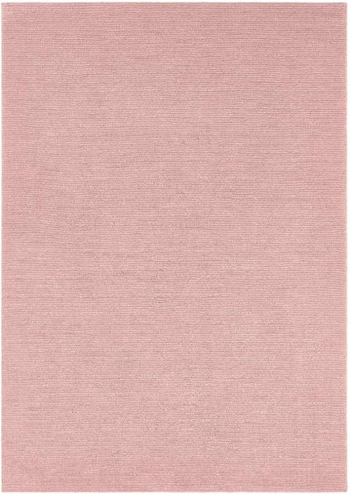 Kurzflor Teppich Supersoft Altrosa - 200x290x1cm Bild 1