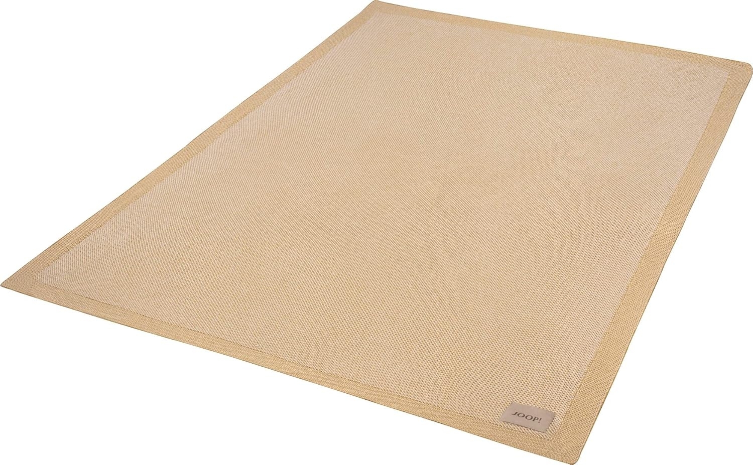 JOOP Wohndecke Light Knit Größe 130x170 cm gold-ecru Plaid Bild 1
