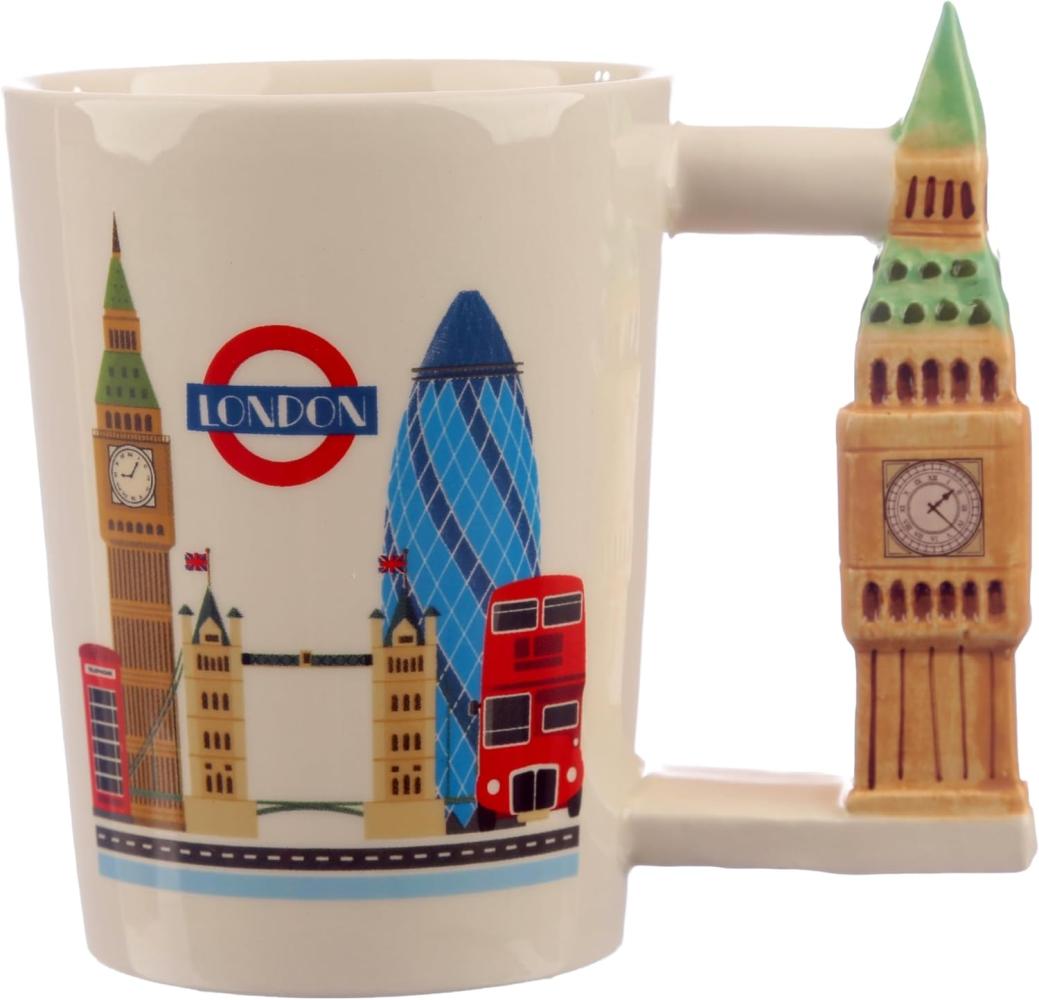 Puckator Keramiktasse mit Griff in Big Ben Form, Keramik, Multi, Height 11. 5cm Width 13cm Depth 8cm Bild 1