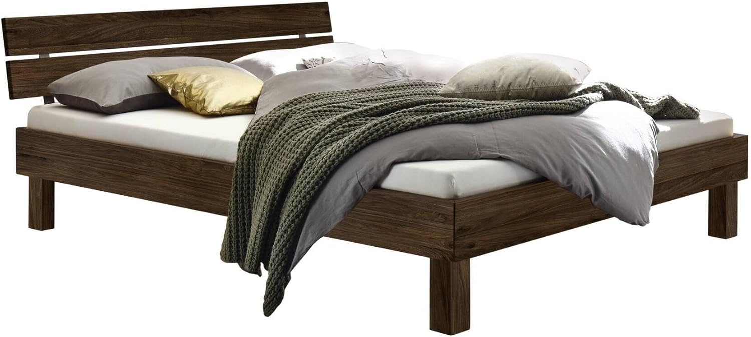 Hasena Trento Prato Massivholzbett 200x200 Nussbaum, geölt 25 Bild 1