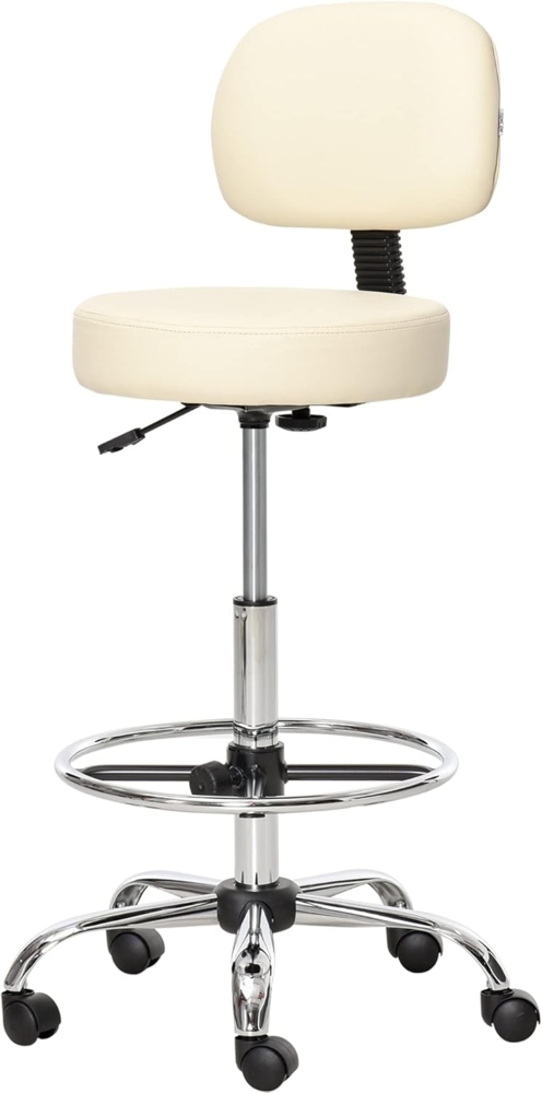 HOMCOM Barhocker Barhocker Modernes Design, 360°-Drehrollen Bild 1