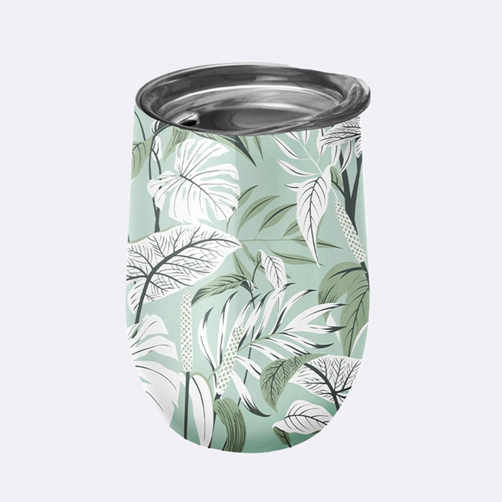 chic. mic Becher 400 ml Bioloco Office mountains Mint Leaves Bild 1