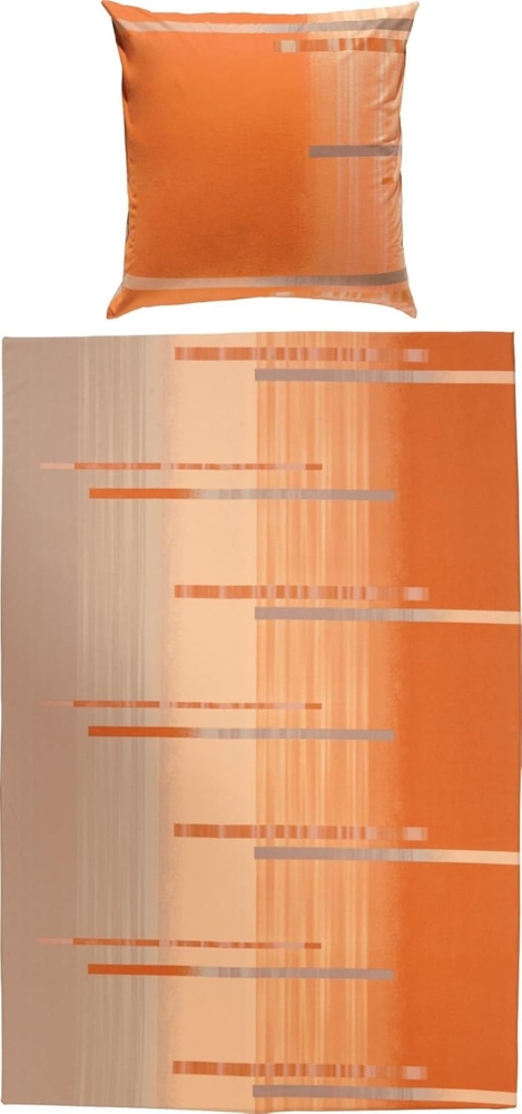 Erwin Müller Bettwäsche Bettwäsche, Biber, 2 teilig, Flanell Streifen Bild 1