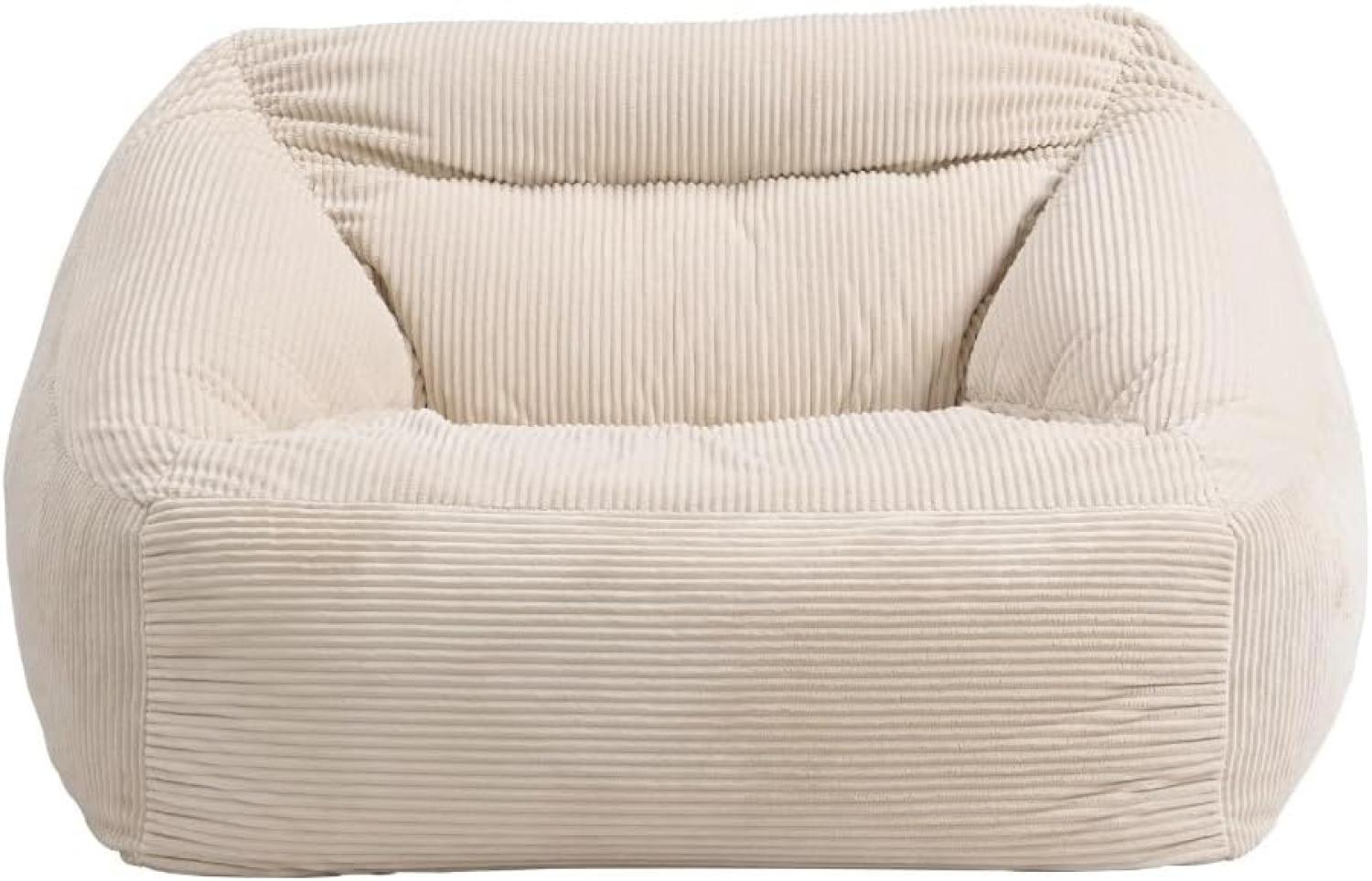 HOME DELUXE Sitzsack Sessel COZY - Beige Bild 1