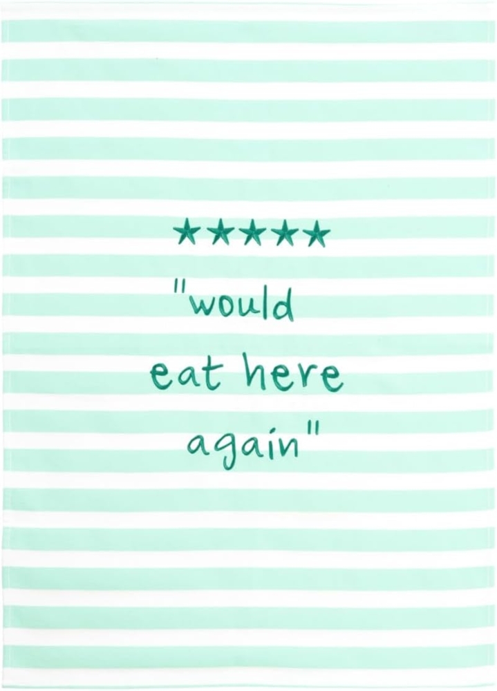 ASA Selection Geschirrtuch, Would Eat Here Again Textil, L. 700mm, B. 500mm, H. 2mm Bild 1