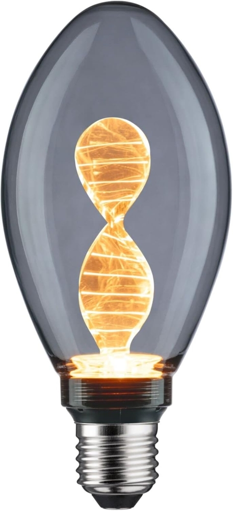 Paulmann 28883 LED Lampe Inner Glow Edition Birne B75 90lm Rauchglas 3,5 Watt Leuchtmittel Rauchglas 1800 K E27 Bild 1