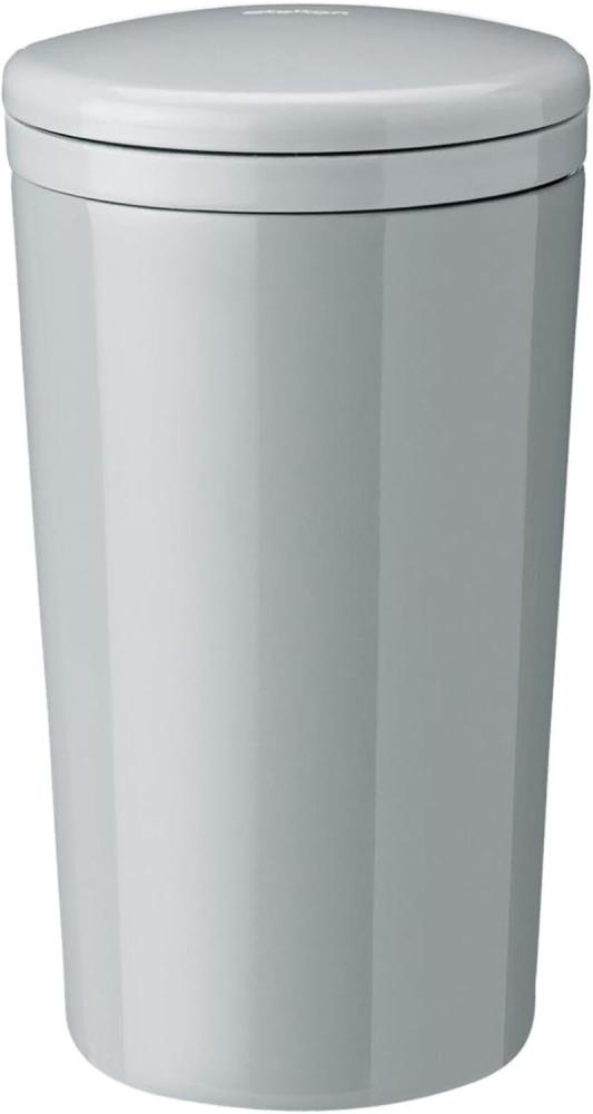 Stelton Thermobecher Carrie Light Grey, Trinkbecher, Edelstahl, Kunststoff, Grau, 400 ml, 361-1 Bild 1