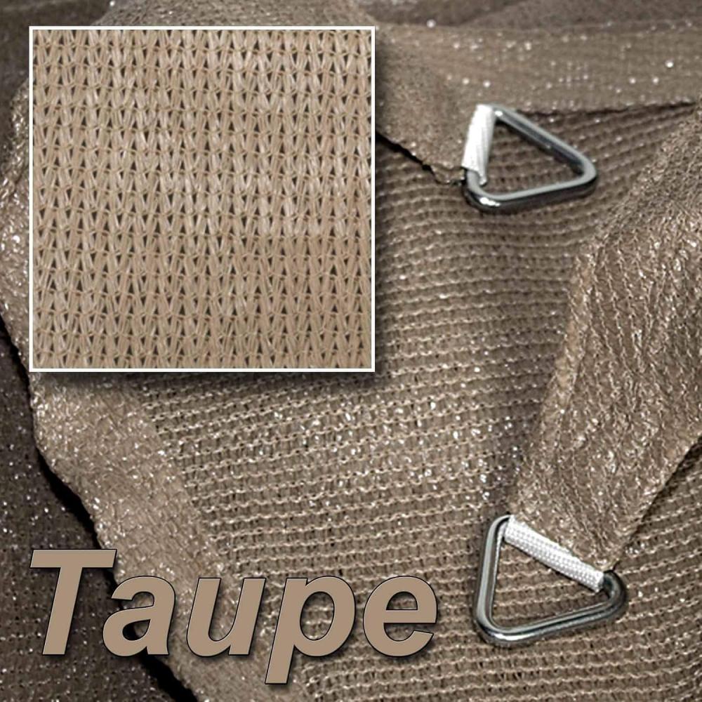 hanSe® Marken Sonnensegel Dreieck 3 x 3 x 3 m taupe Bild 1