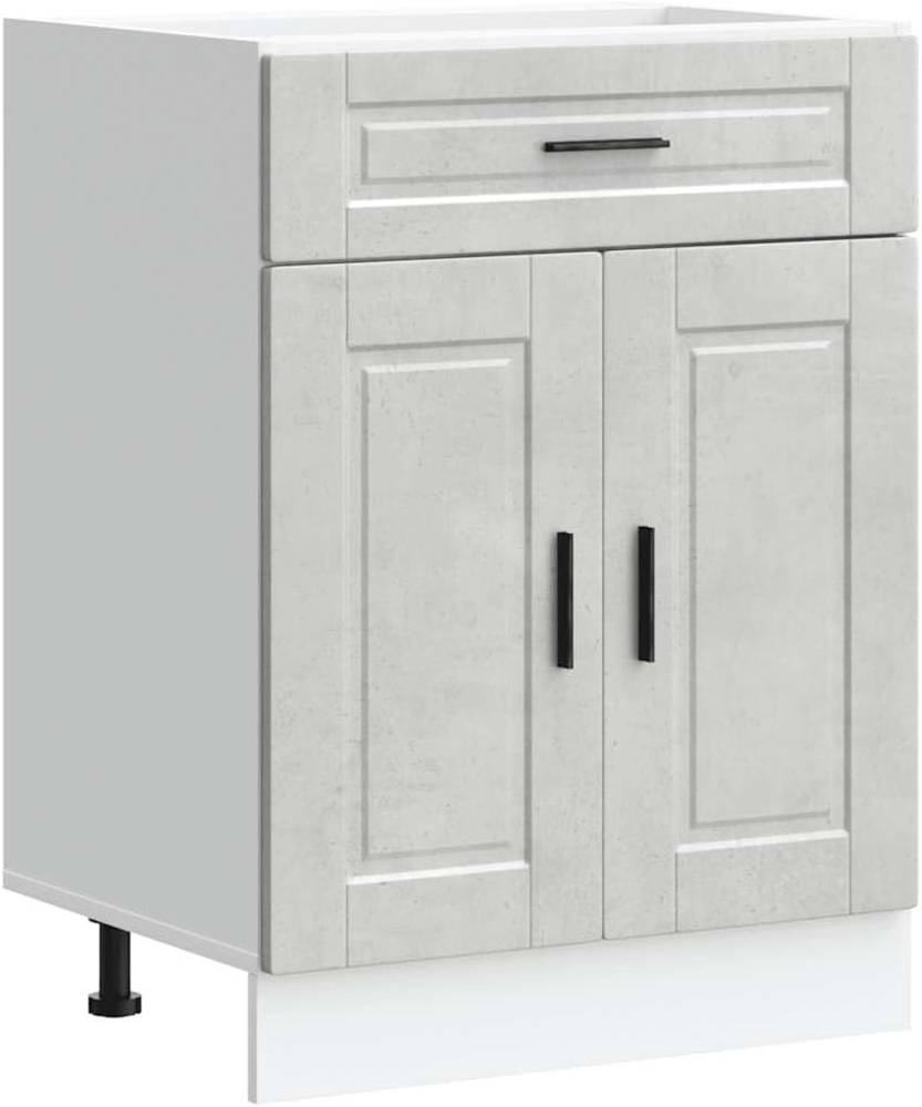 Küchenunterschrank Porto Betongrau Holzwerkstoff 853971 Bild 1