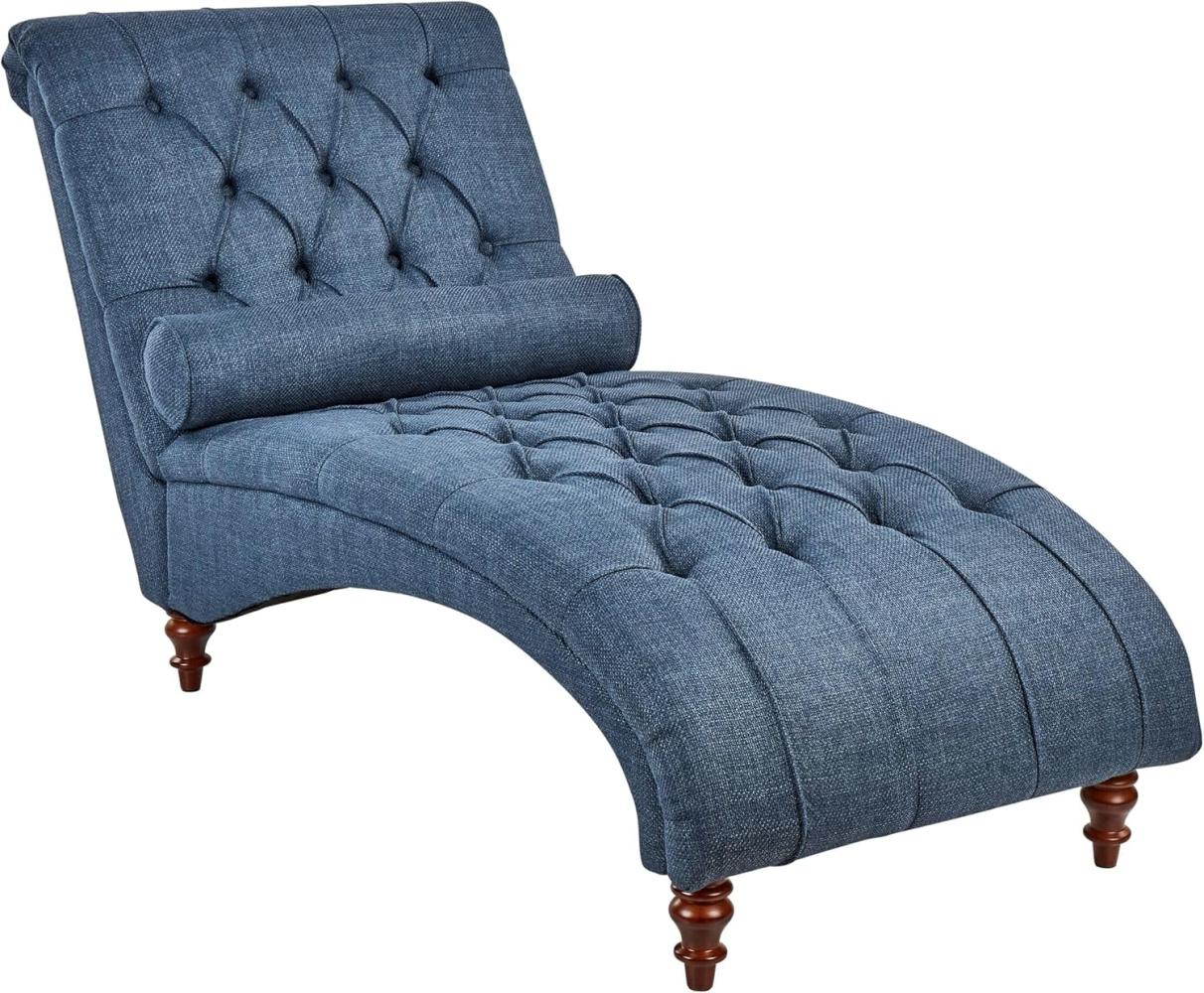 Chaiselongue Polsterbezug blau MURET Bild 1