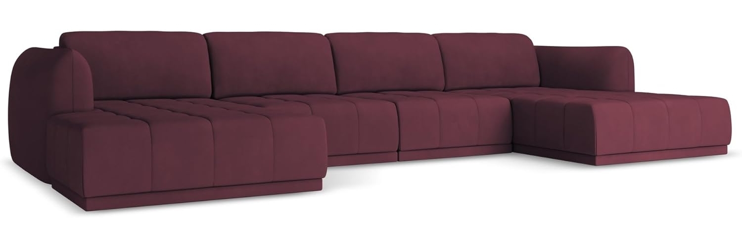 Wohnlandschaft Hoku in Chenille-Stoff Bild 1