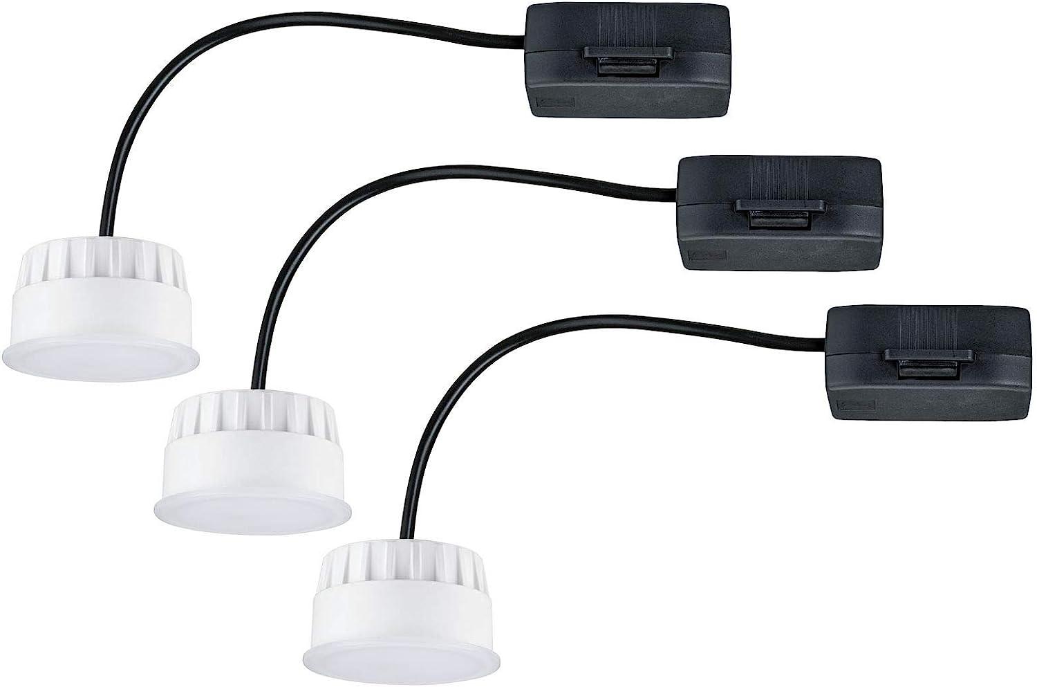 Paulmann No. 92472 LED Modul Einbauleuchte Choose Coin 3er-Set 2700K Satin Bild 1