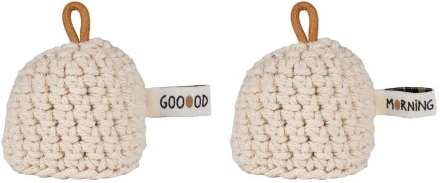 Räder Breakfast Eierwärmer 2er Set Gooood/Morning Ø 5 cm H 4,5 cm Bild 1