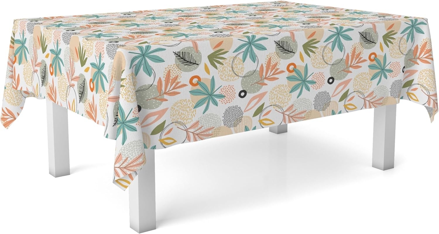 Martina Home Wachstuchtischdecke, Sella, Orange, 200x140 cm Bild 1