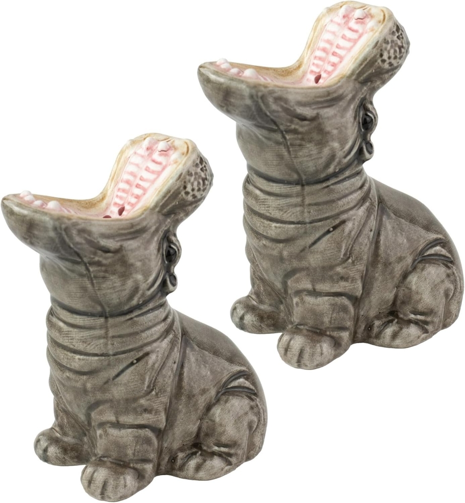 Donkey Salz- & Pfefferstreuer Hungry Hippos Bild 1