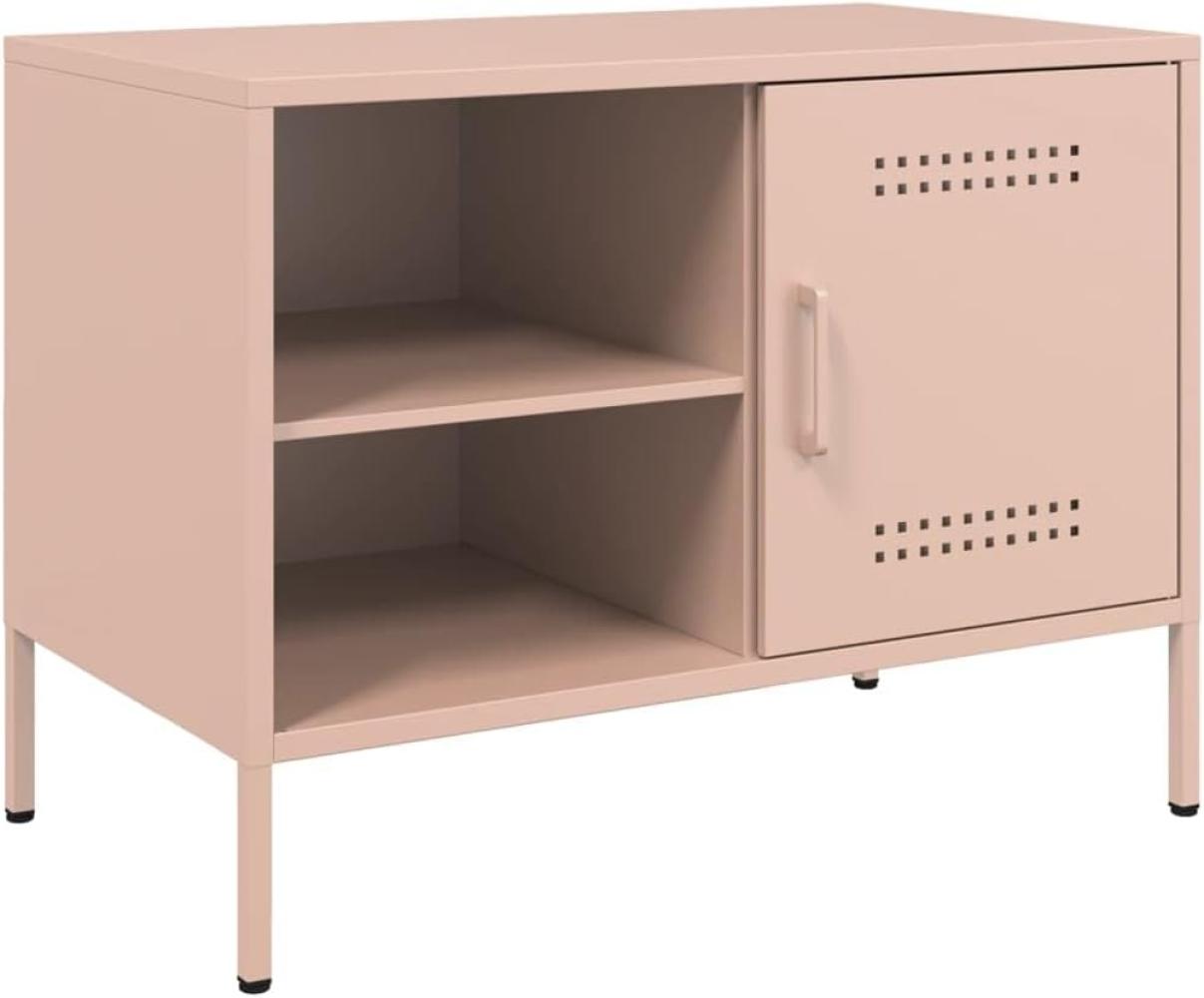 TV-Schrank Rosa 68x39x50,5 cm Stahl Bild 1