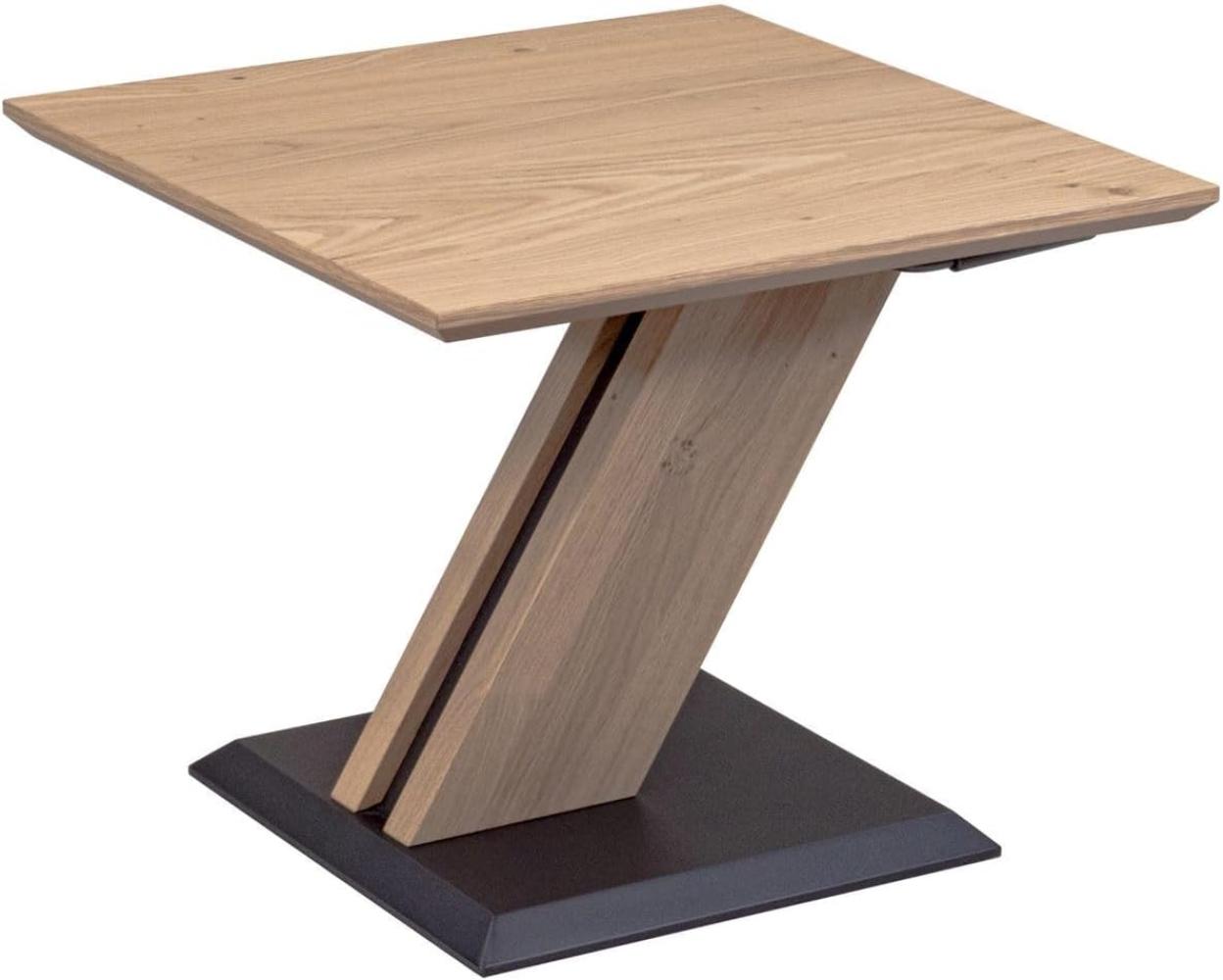 Beistelltisch Celia 50x50x44 höhenverstellbar Wildeiche Bianco 16239 Bild 1